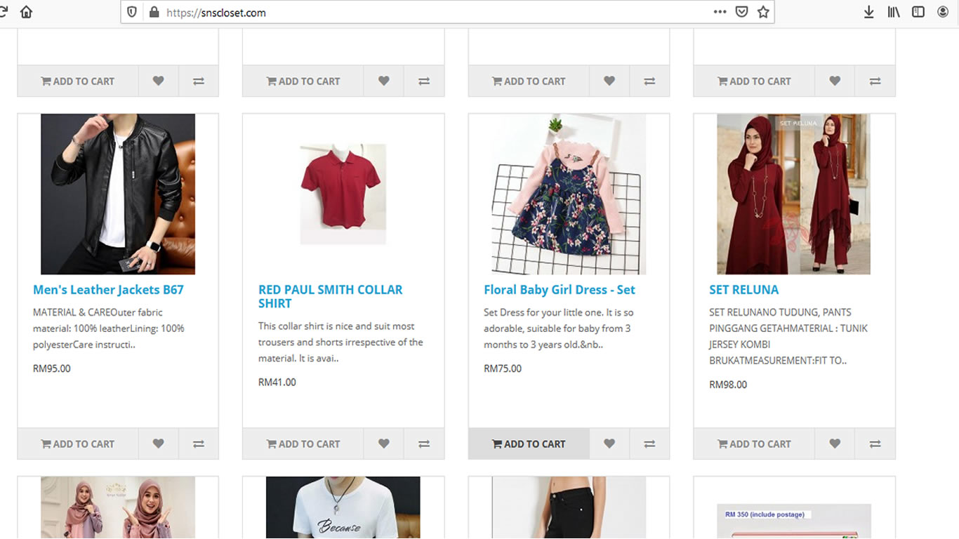 E-commerce Website Product Mid - Section