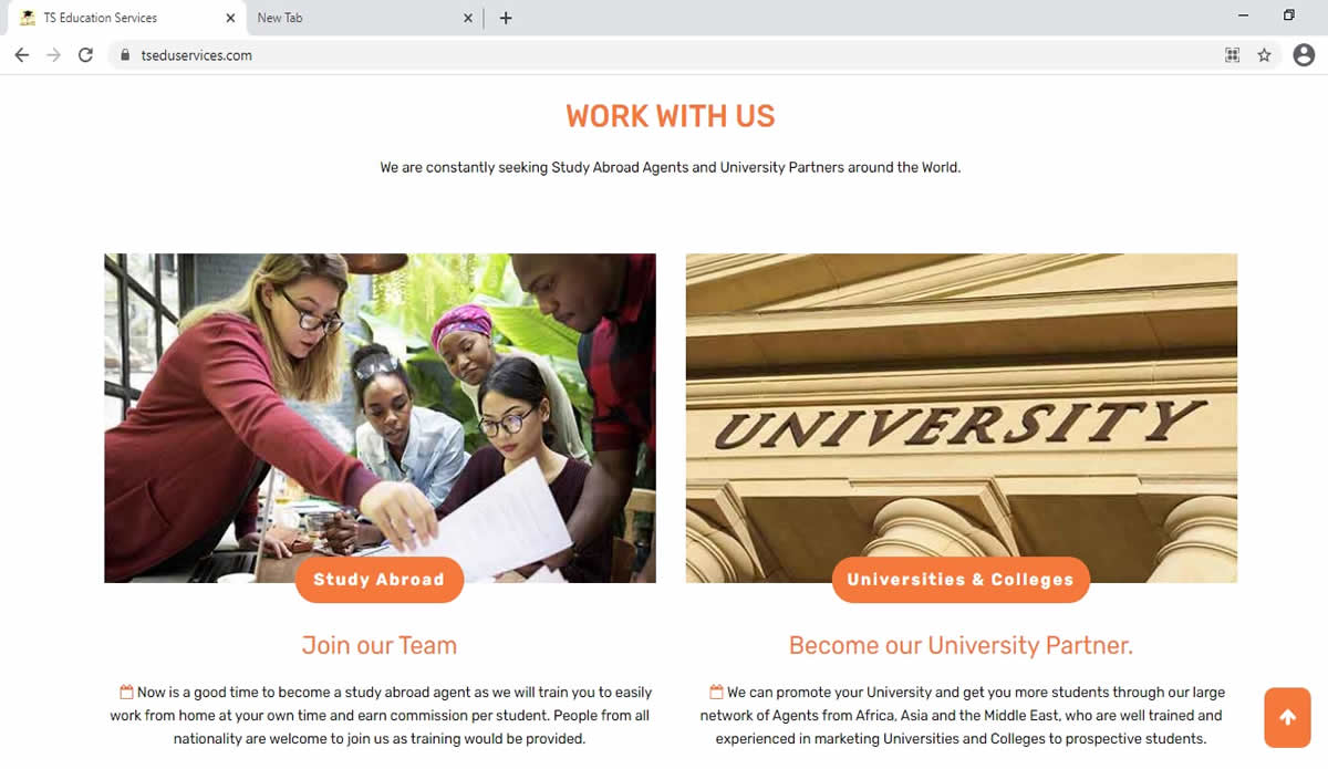 Home Page - Footer Section